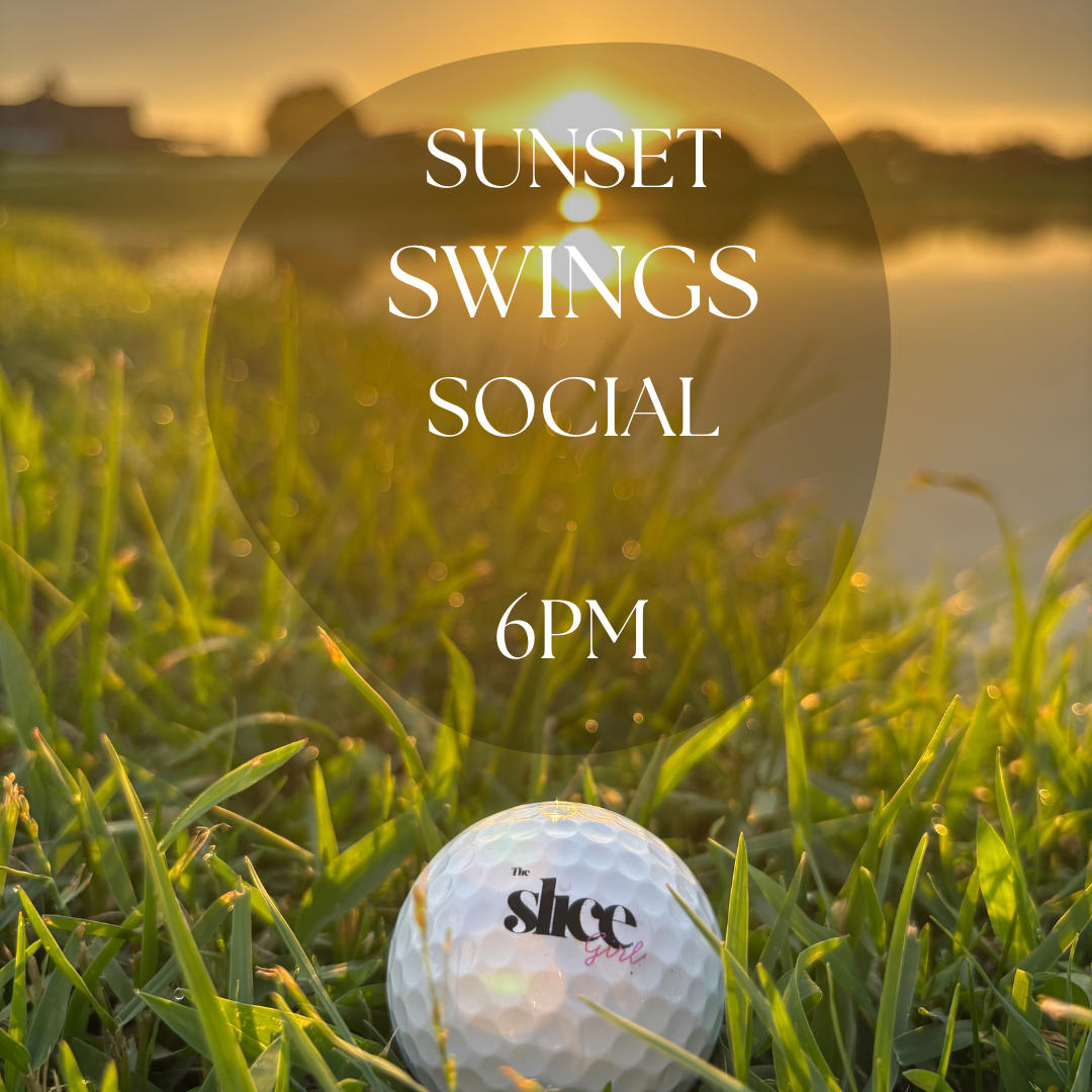 Sunset Swings Social flyer — 6PM