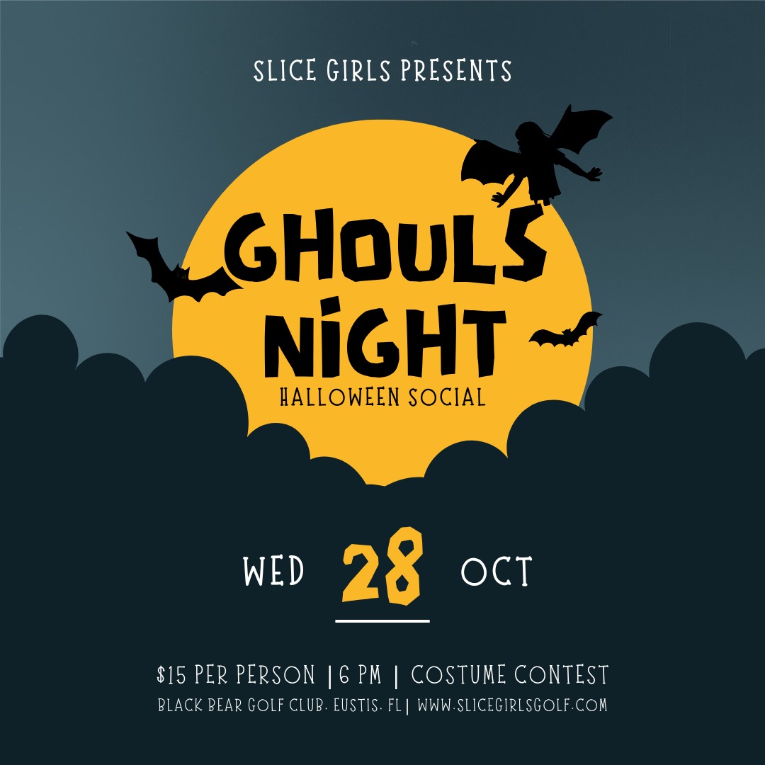 Ghouls Night Out — Halloween Social flyer
